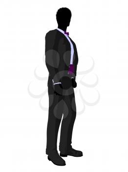 Royalty Free Clipart Image of a Bridegroom