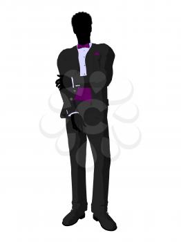 Royalty Free Clipart Image of a Bridegroom