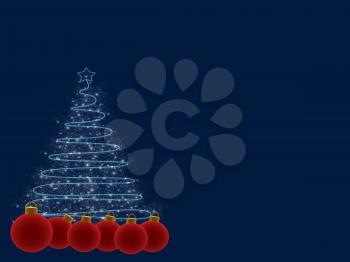 Royalty Free Clipart Image of a Christmas Background