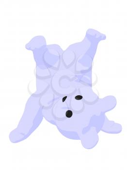 Royalty Free Clipart Image of a White Bear