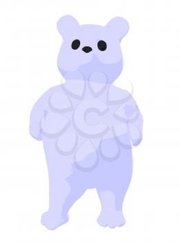 Royalty Free Clipart Image of a White Bear