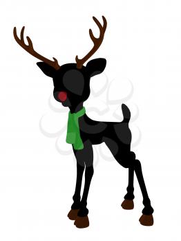 Royalty Free Clipart Image of a Deer