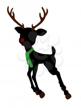 Royalty Free Clipart Image of a Deer