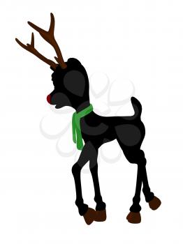 Royalty Free Clipart Image of a Deer