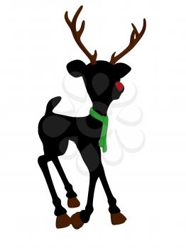 Royalty Free Clipart Image of a Deer