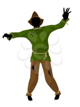 Royalty Free Clipart Image of a Scarecrow