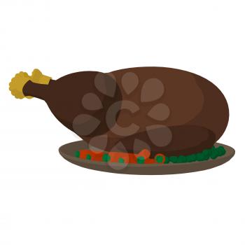 Royalty Free Clipart Image of a Turkey