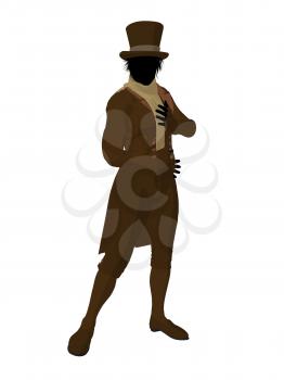 Royalty Free Clipart Image of a Victorian Man