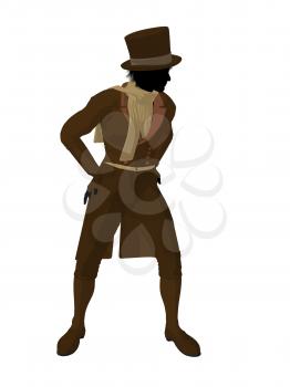 Royalty Free Clipart Image of a Victorian Man