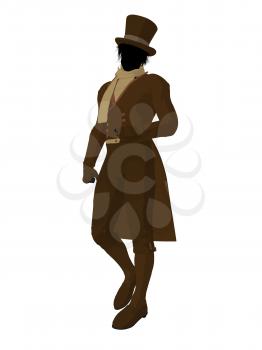 Royalty Free Clipart Image of a Victorian Man