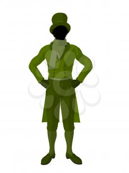 Royalty Free Clipart Image of a Victorian Man