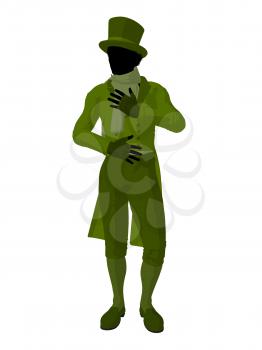 Royalty Free Clipart Image of a Victorian Man