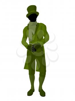 Royalty Free Clipart Image of a Victorian Man