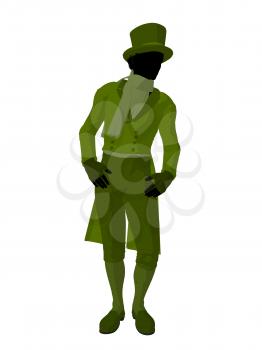 Royalty Free Clipart Image of a Victorian Man