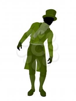 Royalty Free Clipart Image of a Victorian Man