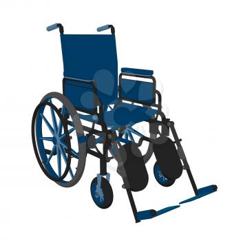 Royalty Free Clipart Image of a Wheelchair