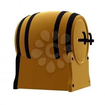 Royalty Free Clipart Image of a Beer Keg