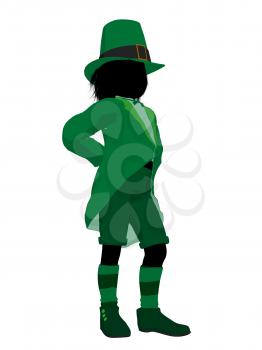 Royalty Free Clipart Image of a Leprechaun