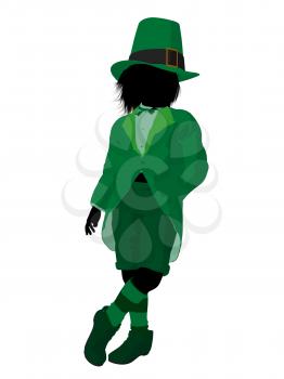 Royalty Free Clipart Image of a Leprechaun