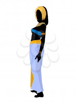 Royalty Free Clipart Image of an Egyptian Woman