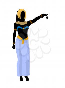 Royalty Free Clipart Image of an Egyptian Woman