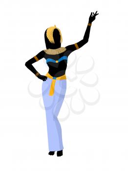 Royalty Free Clipart Image of an Egyptian Woman