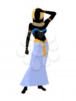 Royalty Free Clipart Image of an Egyptian Woman