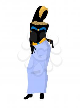 Royalty Free Clipart Image of an Egyptian Woman