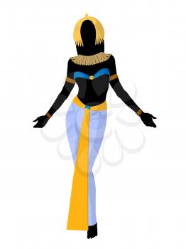 Royalty Free Clipart Image of an Egyptian Woman