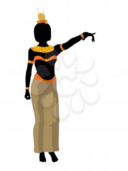 Royalty Free Clipart Image of an Egyptian Woman