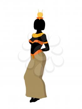 Royalty Free Clipart Image of an Egyptian Woman