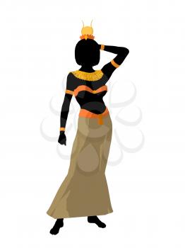 Royalty Free Clipart Image of an Egyptian Woman