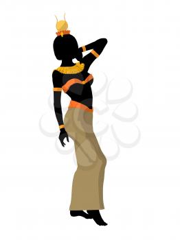 Royalty Free Clipart Image of an Egyptian Woman