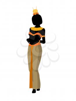 Royalty Free Clipart Image of an Egyptian Woman