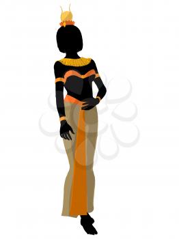 Royalty Free Clipart Image of an Egyptian Woman