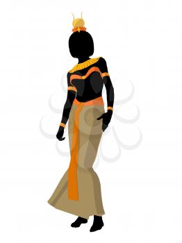 Royalty Free Clipart Image of an Egyptian Woman