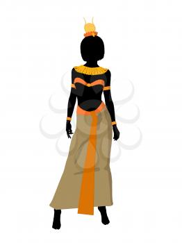 Royalty Free Clipart Image of an Egyptian Woman