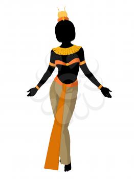 Royalty Free Clipart Image of an Egyptian Woman