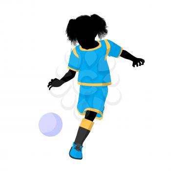 Royalty Free Clipart Image of a Soccer Player