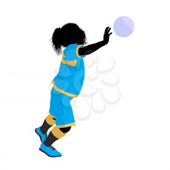 Royalty Free Clipart Image of a Soccer Player