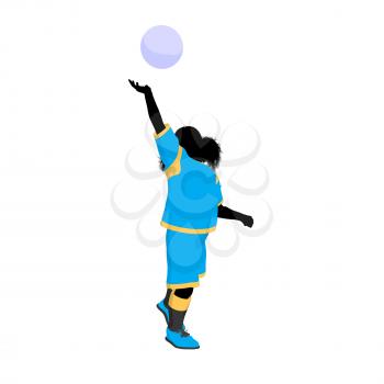 Royalty Free Clipart Image of a Soccer Player