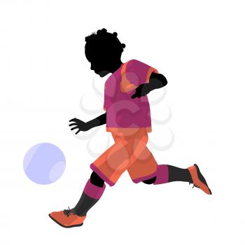 Royalty Free Clipart Image of a Soccer Player