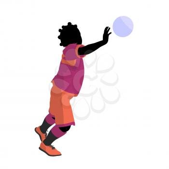 Royalty Free Clipart Image of a Soccer Player