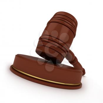 3D Illustration of a Gavel