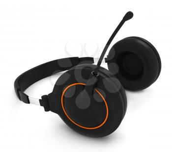 3D Illustration of a Headset