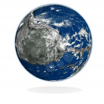 Royalty Free Clipart Image of a Globe