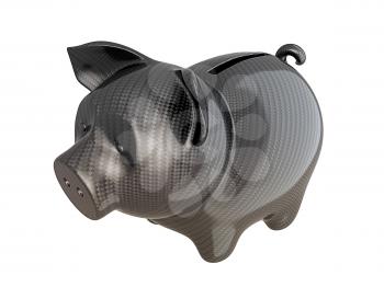 Royalty Free Clipart Image of a Piggy Bank