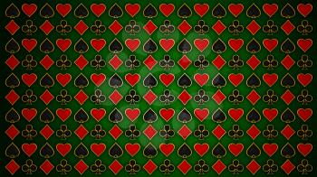 Royalty Free Clipart Image of Card Suits 