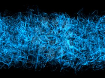 Royalty Free Clipart Image of Abstract Smoke Swirls