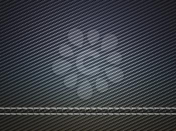 Royalty Free Clipart Image of Horizontally Stitched Carbon Fiber